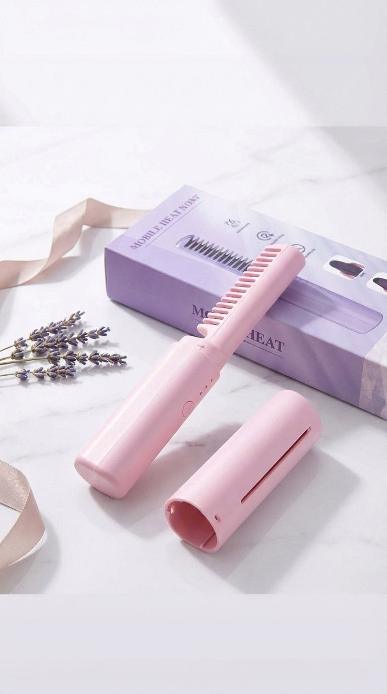 MeneFlix Portable Hair Straightener Hot Comb